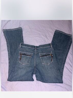 Vintage Y2K DNKY SoHo Jeans with Zipper Pockets- Medium Wash